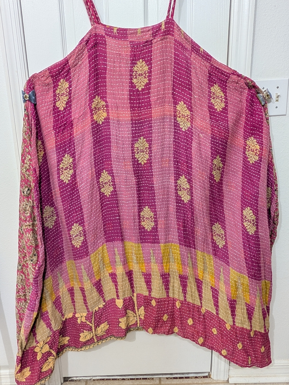 Kantha Bae Gonna shine dress (Pink Floral)